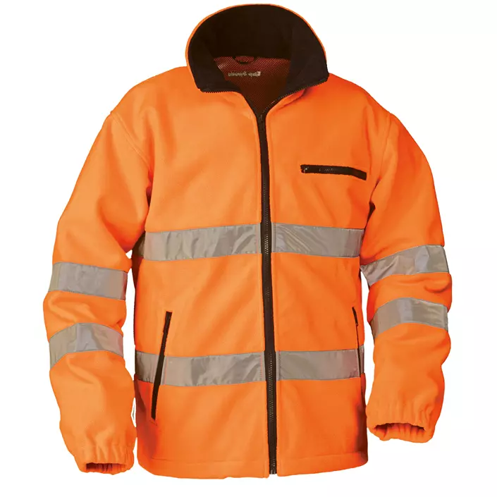 Top Swede fleece jacket, Hi-vis Orange, large image number 0