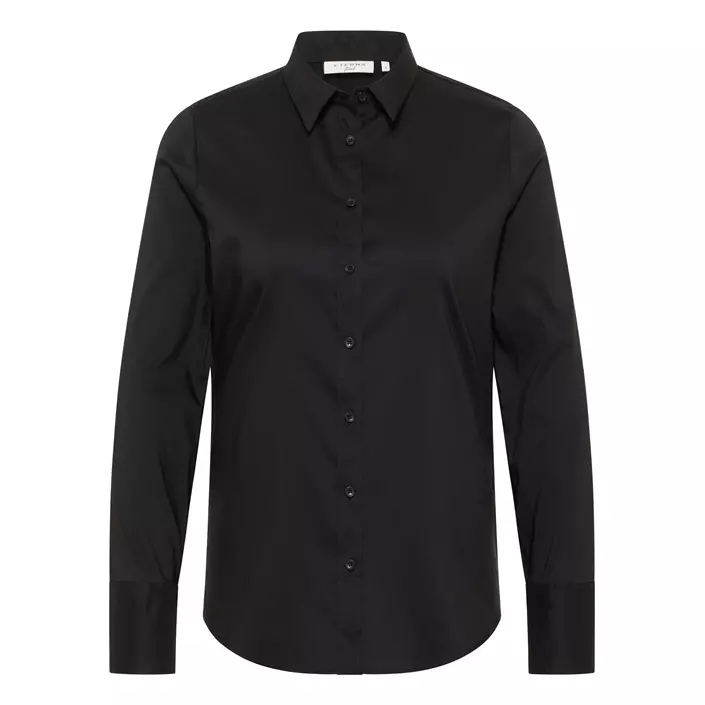 Eterna Performance Fitted fit skjorta dam, Black, large image number 0