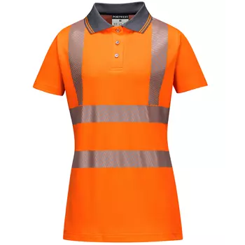 Portwest women's Pro polo shirt, Hi-vis Orange