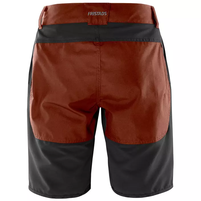 Fristads Outdoor Carbon semistretch dame shorts, Rustrød/sort, large image number 1