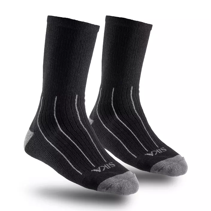 Sika Wool socks, Black, large image number 0