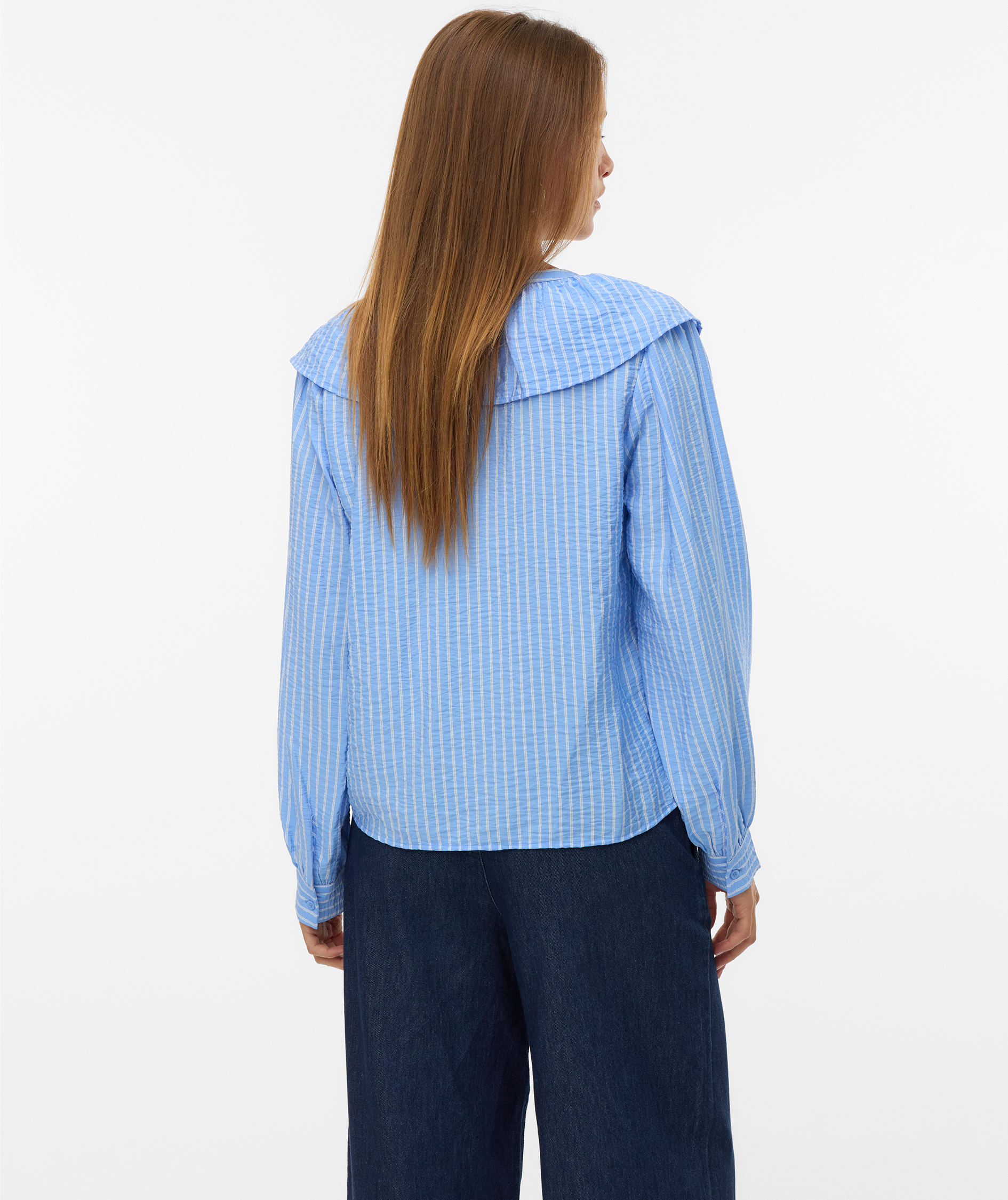 Vero Mode VMKAJA dameskjorte, Vista Blue Sandra, large image number 2