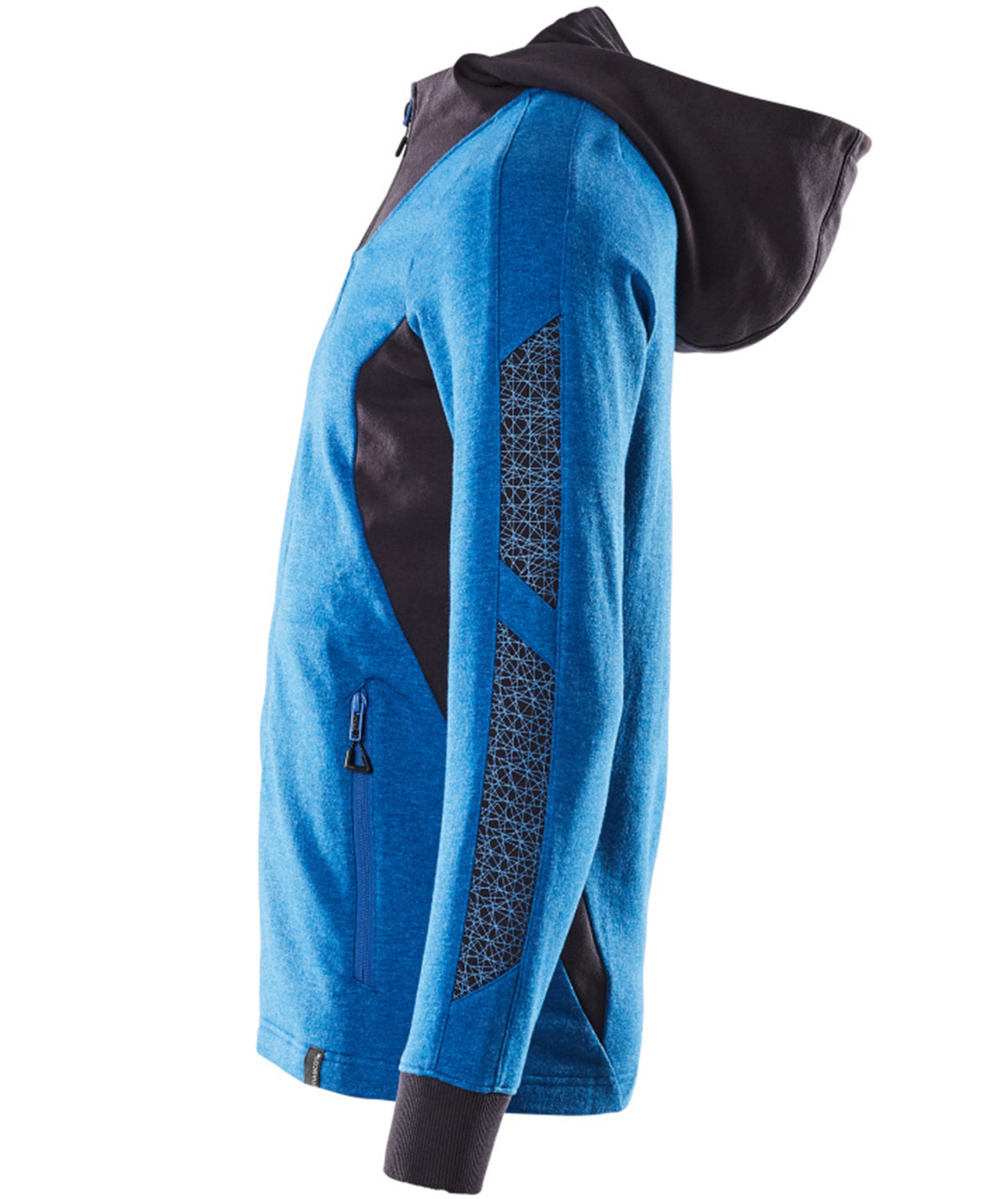 Mascot Accelerate h&aelig;ttetr&oslash;je med lynl&aring;s, Azurbl&aring;/M&oslash;rk Marine, large image number 3