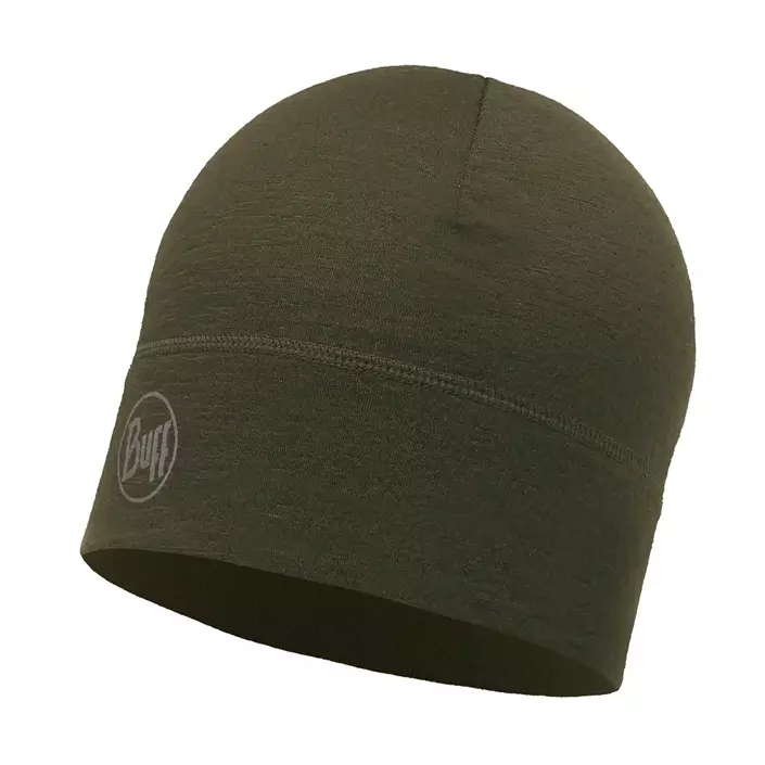 BUFF termo stickad mössa med merinoull, Svart, Svart, large image number 0