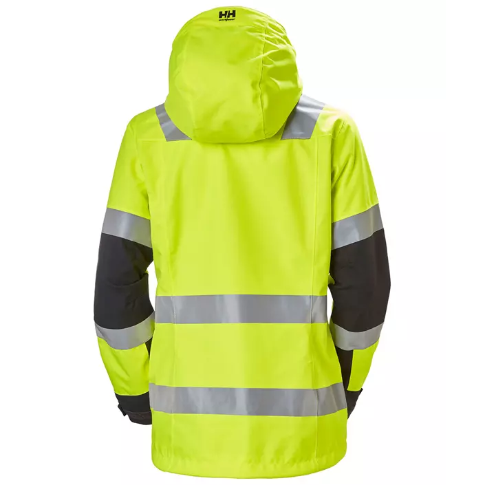 Helly Hansen Luna women's shell jacket, Hi-vis yellow/charcoal, large image number 1