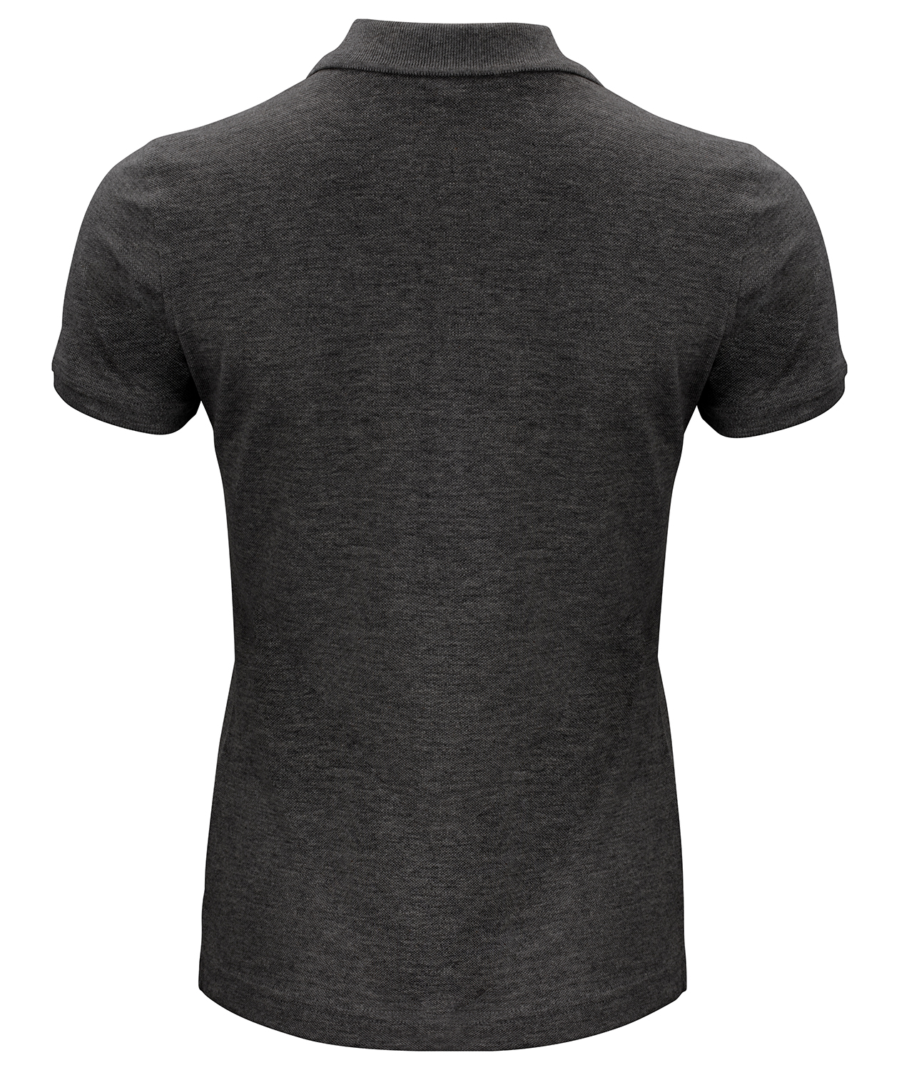 Clique Classic dame polo T-skjorte, Anthracite melange, large image number 1