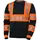 Helly Hansen ICU långärmad tröja, Varsel Orange/Ebony, Varsel Orange/Ebony, swatch