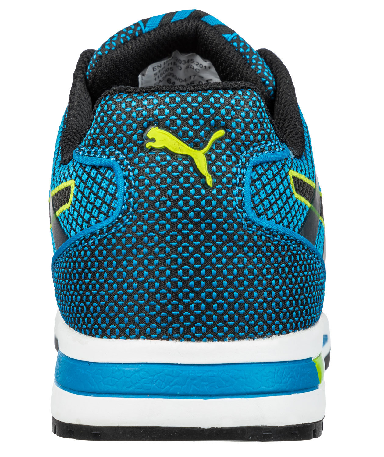 Puma Blaze Knit Low skyddsskor S1P, Bl&aring;/Gr&ouml;n, Bl&aring;/Gr&ouml;n, large image number 2