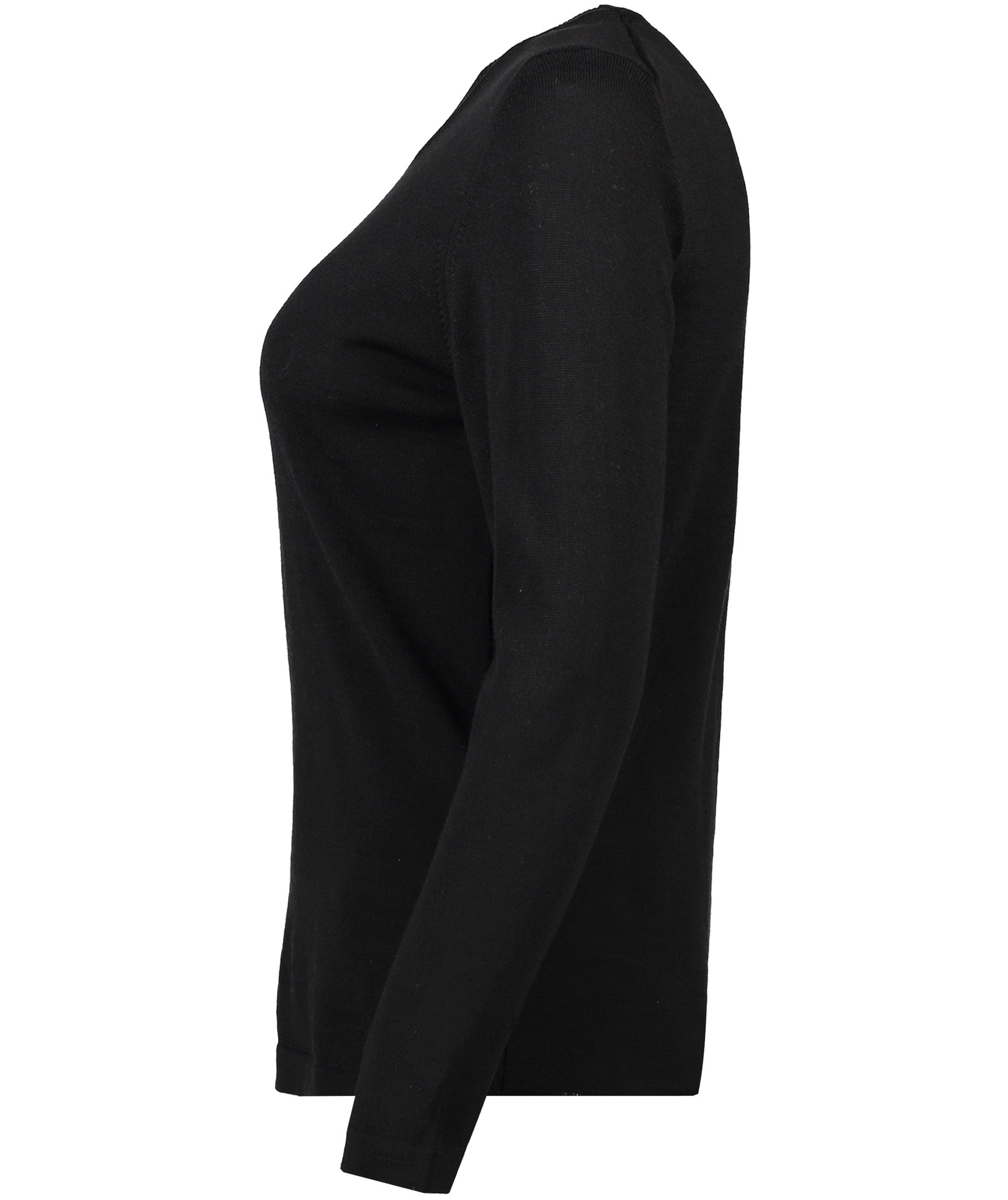 Seven Seas Damen Strickpullover mit Merinowolle, Black, large image number 3