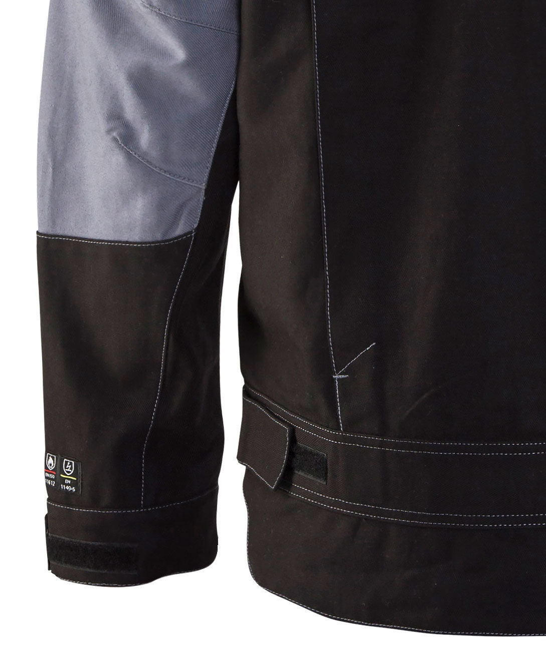 Bl&aring;kl&auml;der Anti-Flame jakke, Sort/Gr&aring;, Sort/Gr&aring;, large image number 3