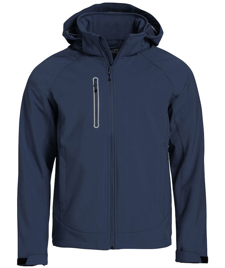 Clique Milford softshell jacket, Navy, Navy, swatch