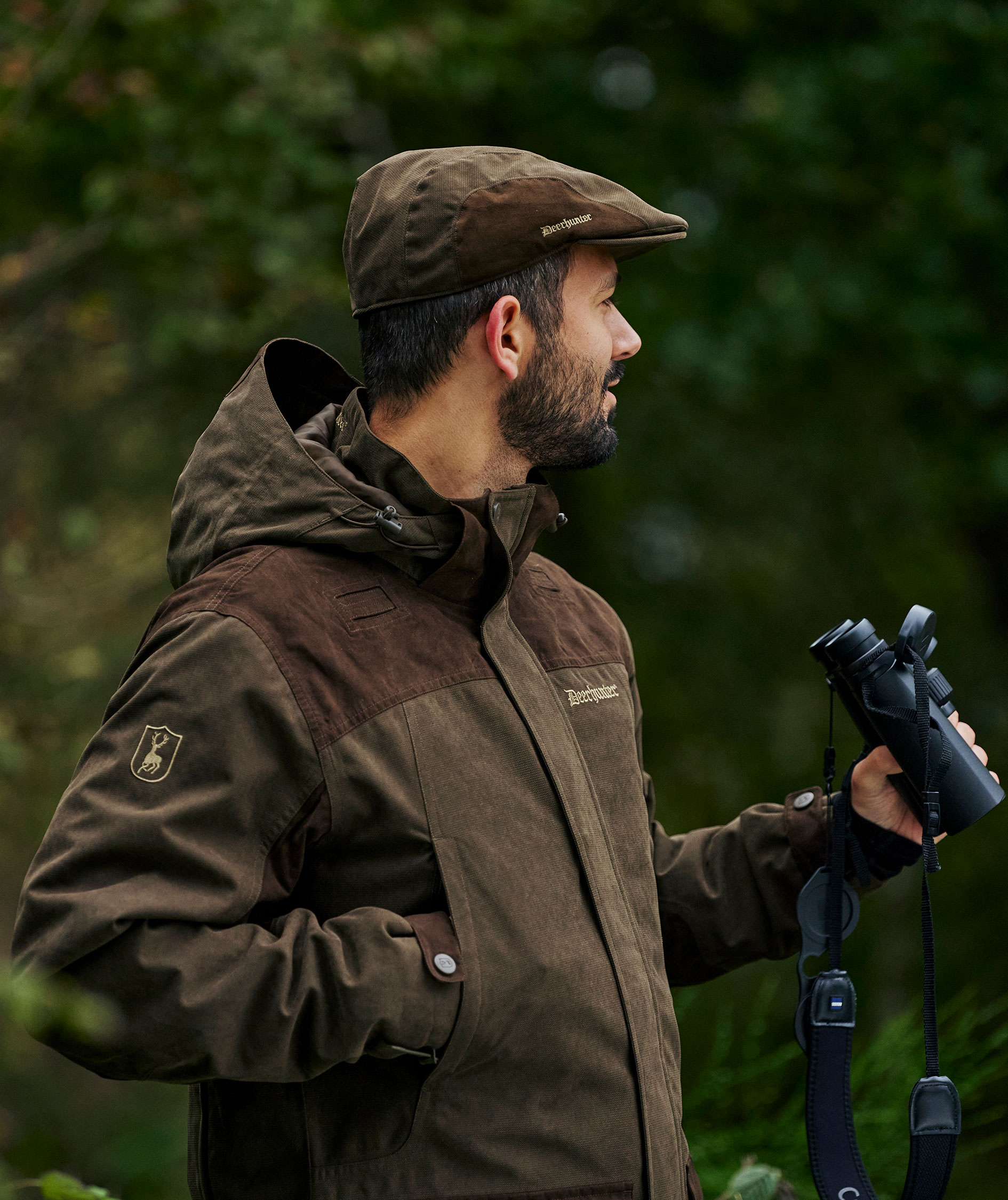 Deerhunter Eagle Flatcap, Tarmac green, large image number 3