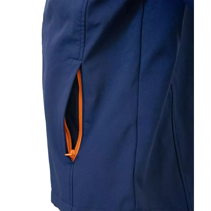 Ocean Outdoor softshell jacket, Marine Blue, large image number 3