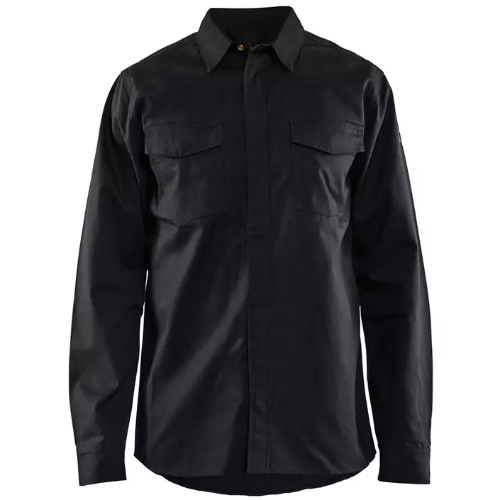 Blåkläder Anti-Flame shirt, Black, large image number 0
