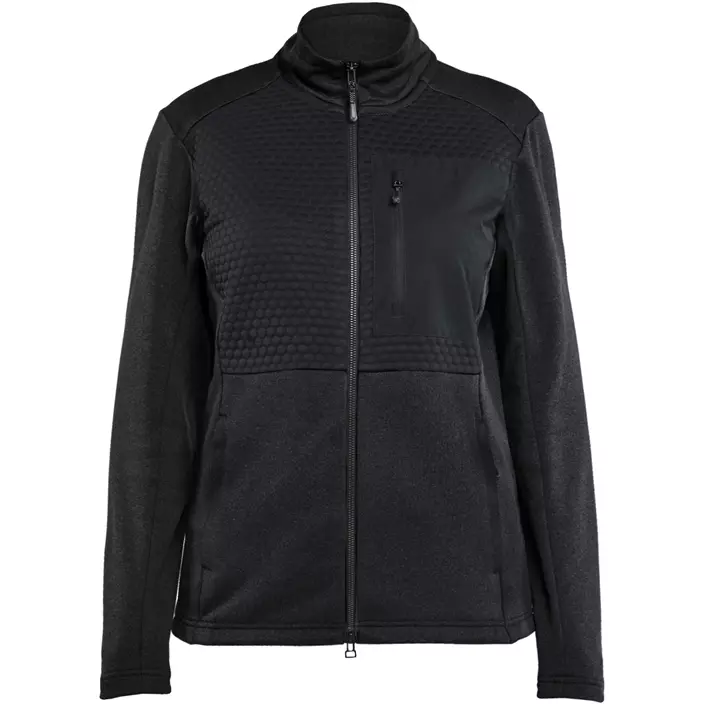 Blåkläder fleece cardigan dam, Svart, large image number 0