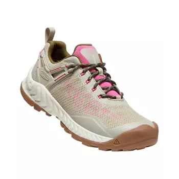 Keen Nxis Evo MID women's hiking shoes, Taupe/Ibis/Rose