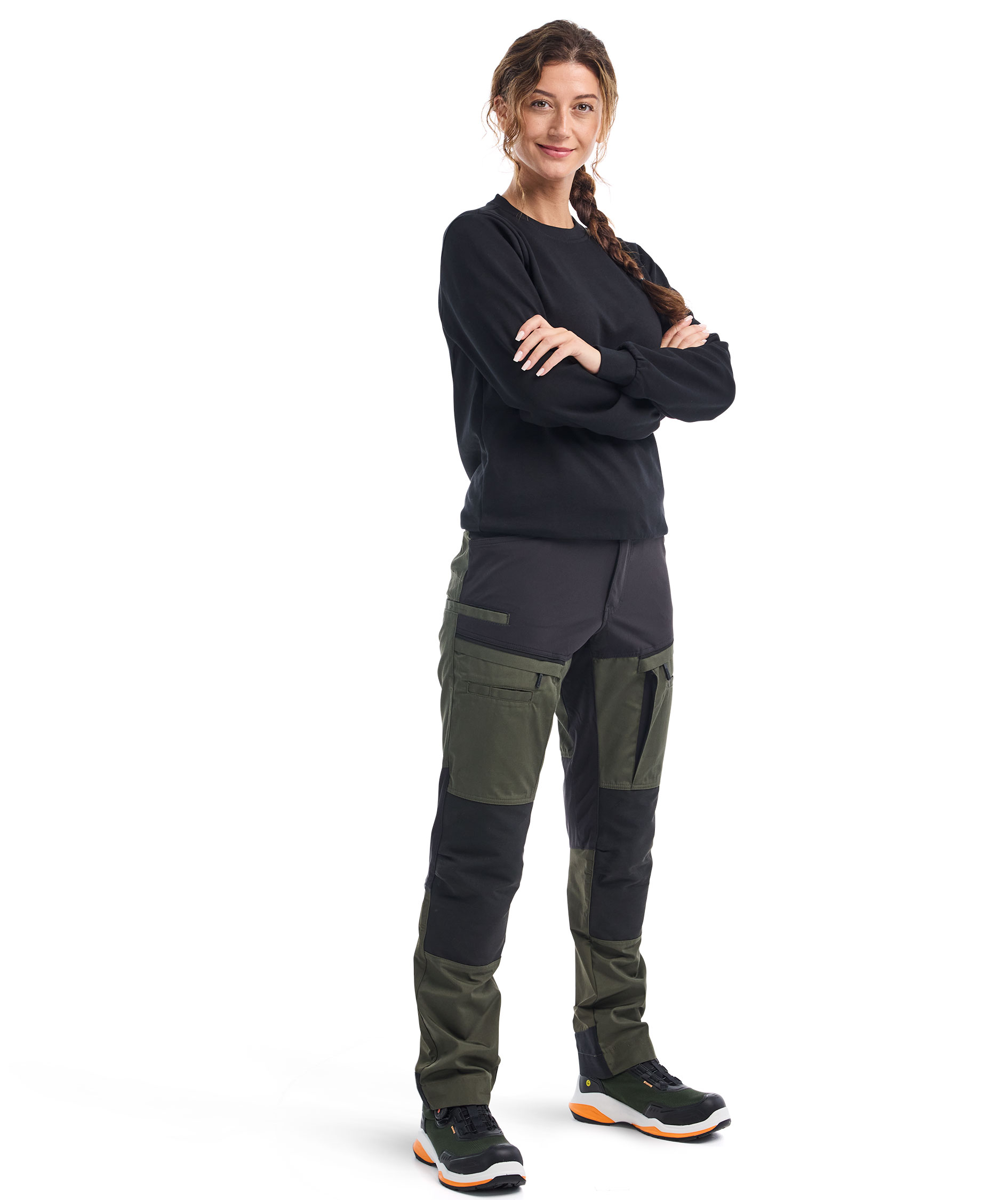 Bl&aring;kl&auml;der sweatshirt dam, Svart, large image number 1