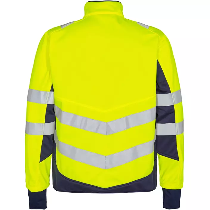 Engel Safety softshell jacket, Yellow/Blue Ink, large image number 1