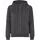 ID women's hoodie with full zipper, Charcoal, Charcoal, swatch