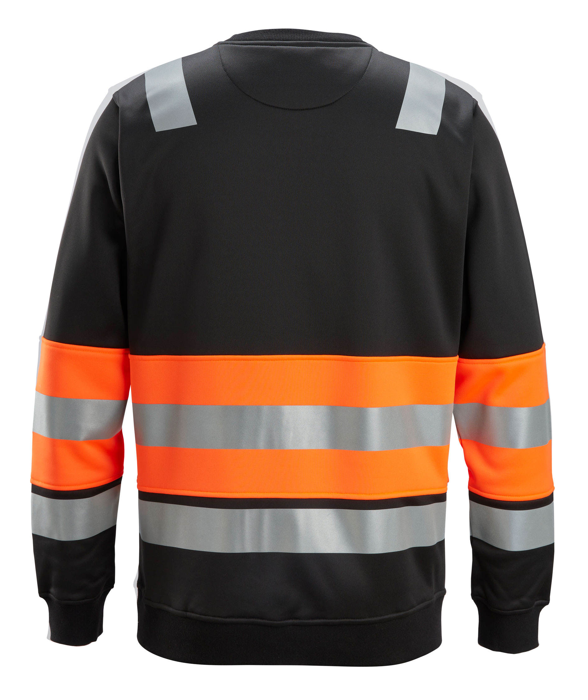 Snickers sweatshirt 8031, Black/Hi-vis Orange
