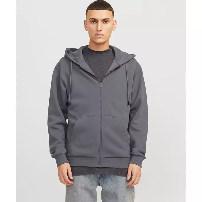 Jack & Jones JJEBRADLEY hættetrøje med lynlås, Castlerock, large image number 3
