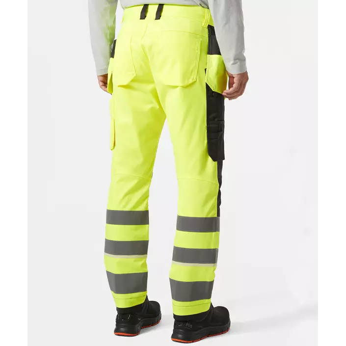 Helly Hansen UC-ME craftsman trousers, Hi-vis yellow/Ebony, large image number 3