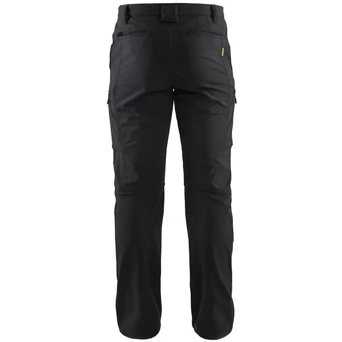 Blåkläder softshell service trousers, Black, large image number 1