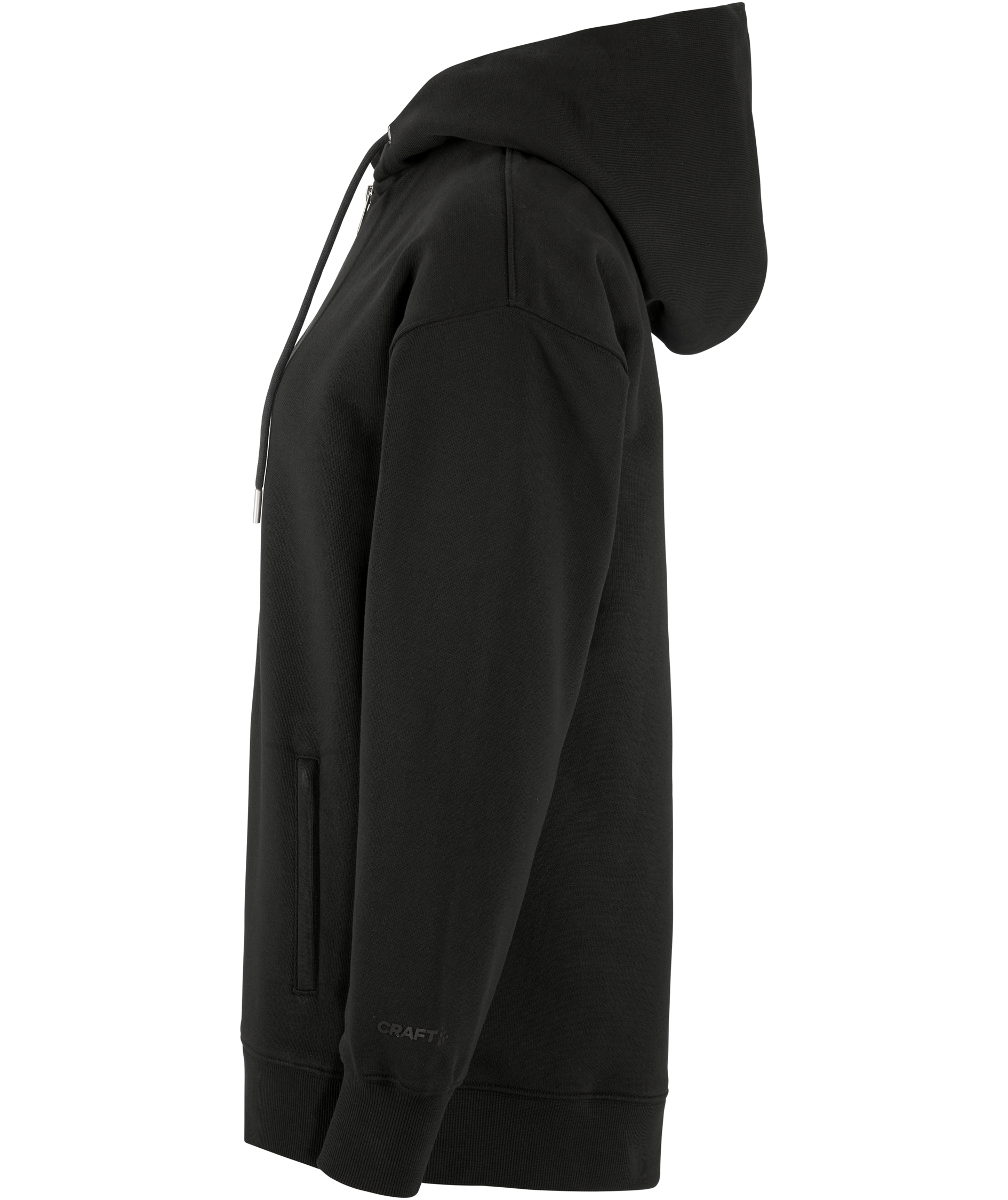 Craft Frequent women's hoodie with zipper, Black, large image number 4