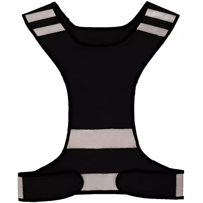 YOU Trollhättan reflective safety vest, Black, large image number 0