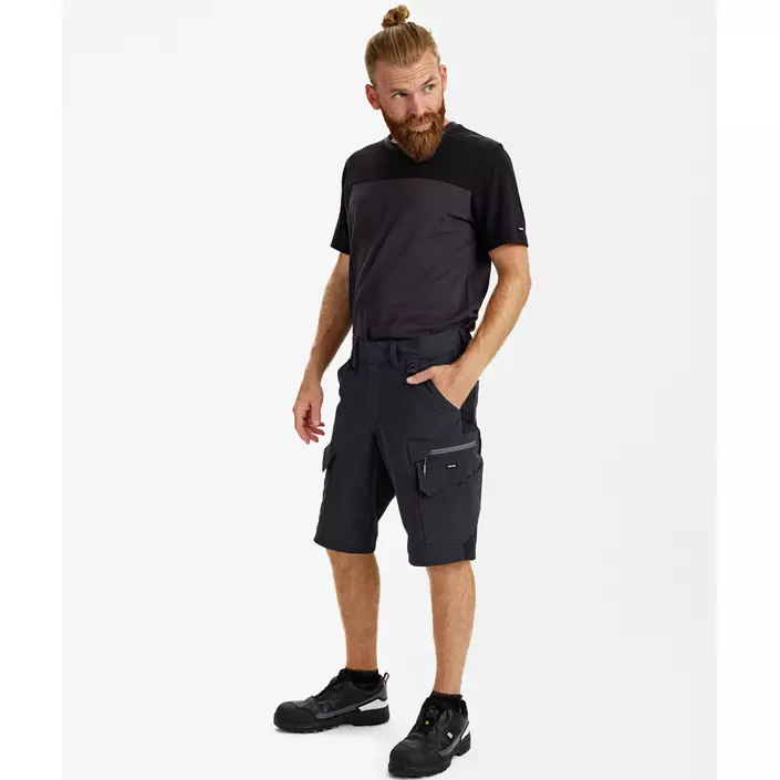 Engel Entire shorts full stretch, Anthracite Grey/Black, large image number 2