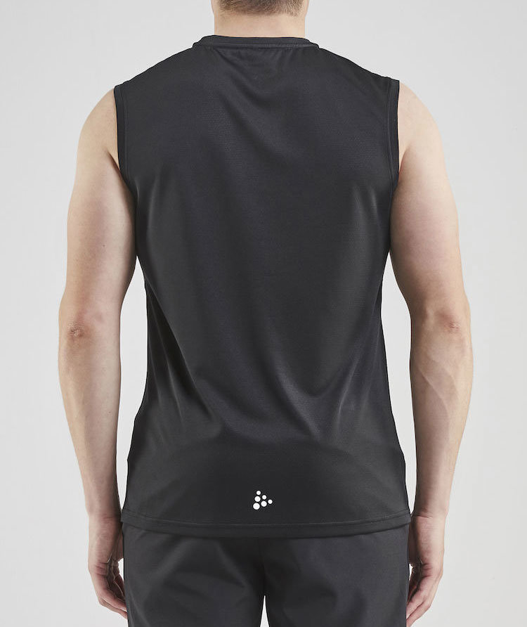 Craft Pro Control Impact tank top, Black/white, large image number 2