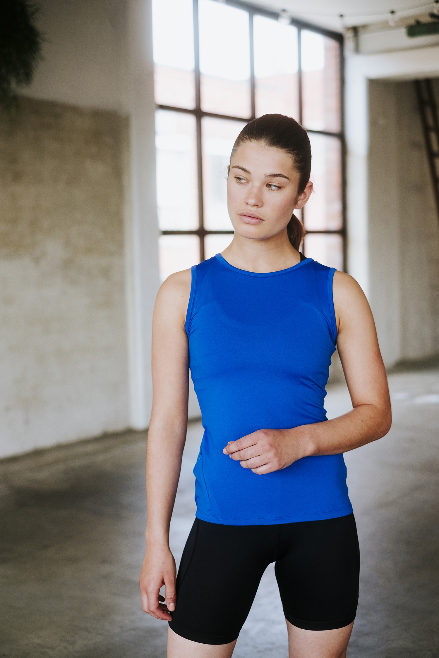 NYXX Active stretch tank top dam, Kornbl&aring;, large image number 1