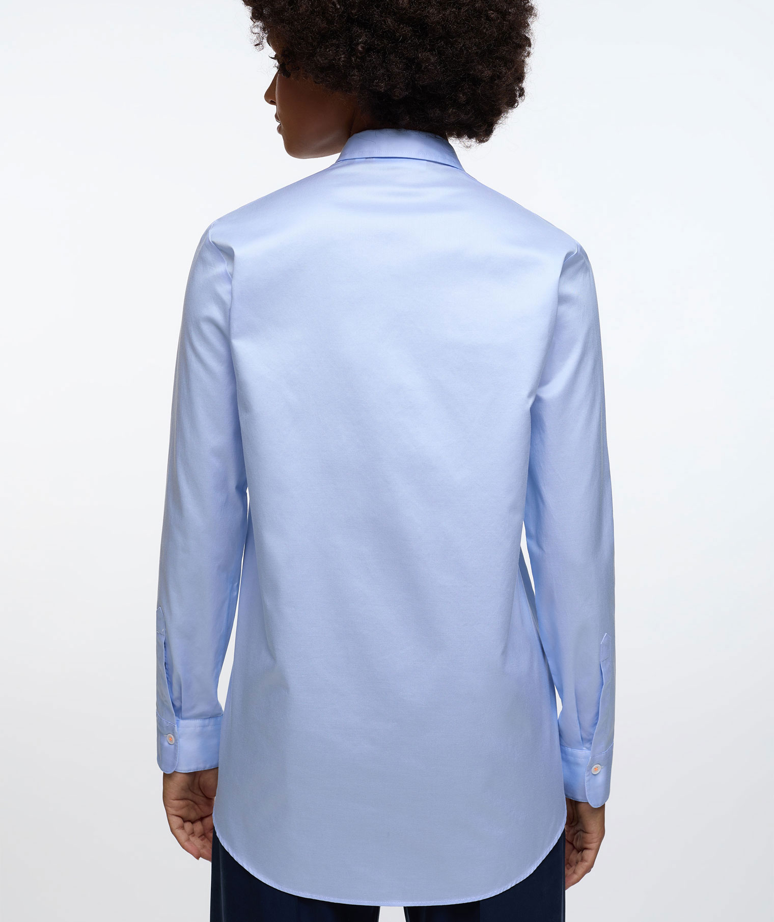 Eterna Casual Luxury Loose fit Damenhemd, Light blue, large image number 2