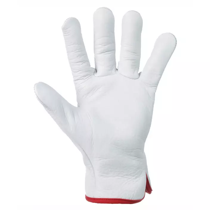 Kramp work gloves in cowhide, White, large image number 2