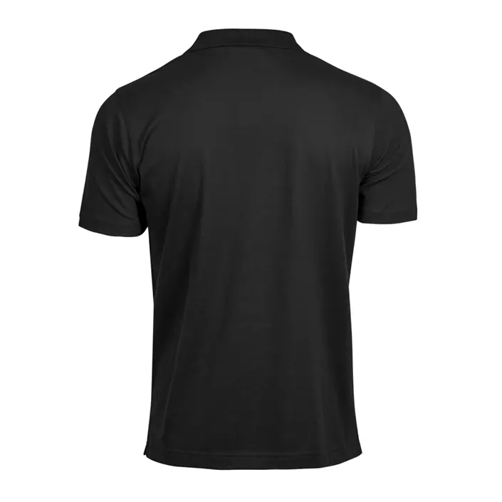 Tee Jays Luxury stretch polo T-skjorte, Svart, large image number 3