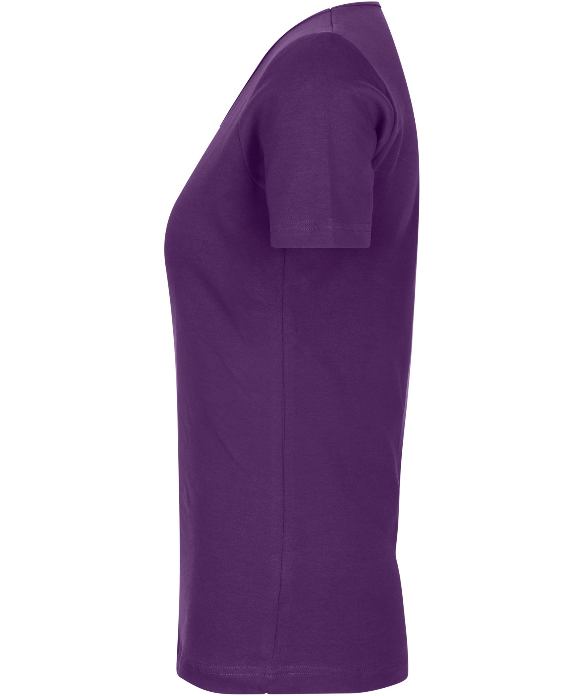 ID Interlock dame T-skjorte, Lilla, large image number 2