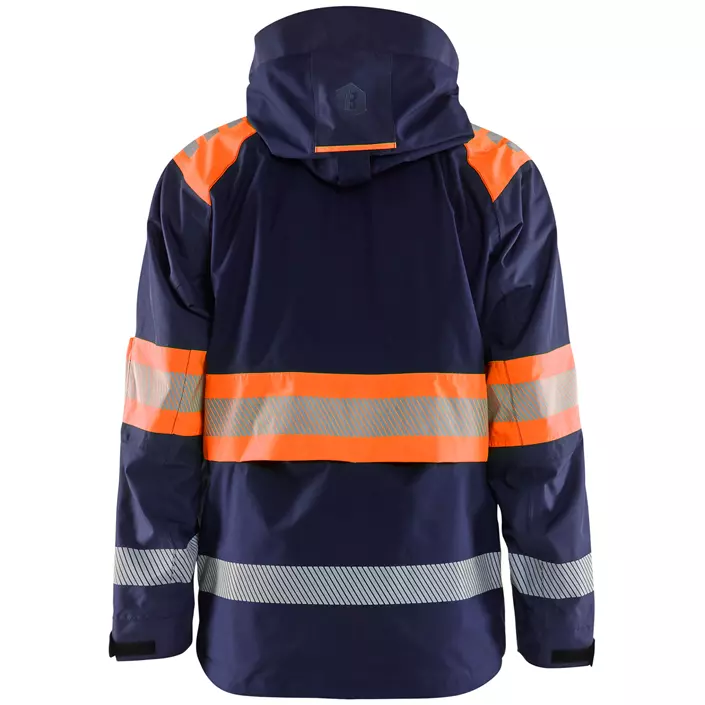 Blåkläder shell jacket, Marine/Hi-Vis Orange, large image number 1