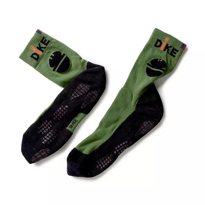 DIKE Carat socks, Moss, large image number 0