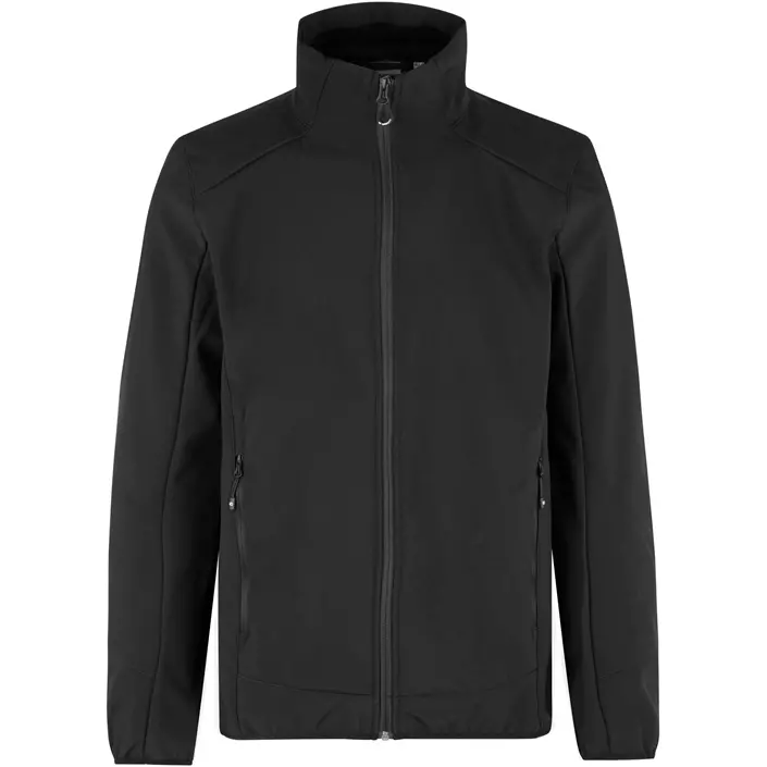 ID softshell jacket, Black, large image number 0