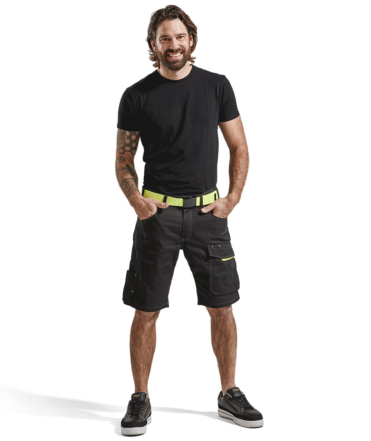 Bl&aring;kl&auml;der Unite arbejdsshorts