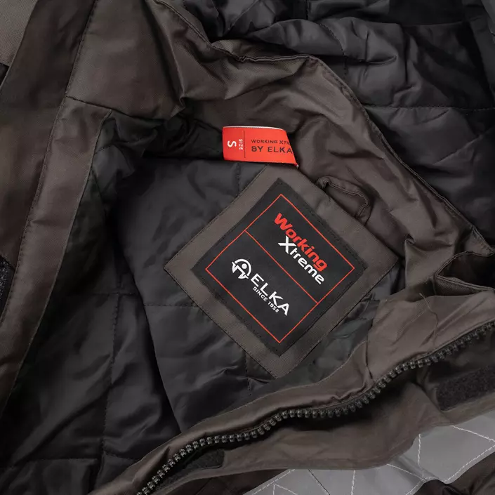 ELKA Working Xtreme termooverall, Kolgrå/Svart, large image number 3