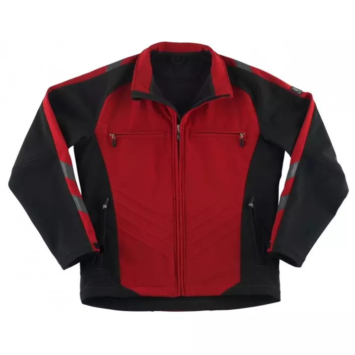 Mascot Unique Dresden softshell jacket, Red/Black, large image number 1