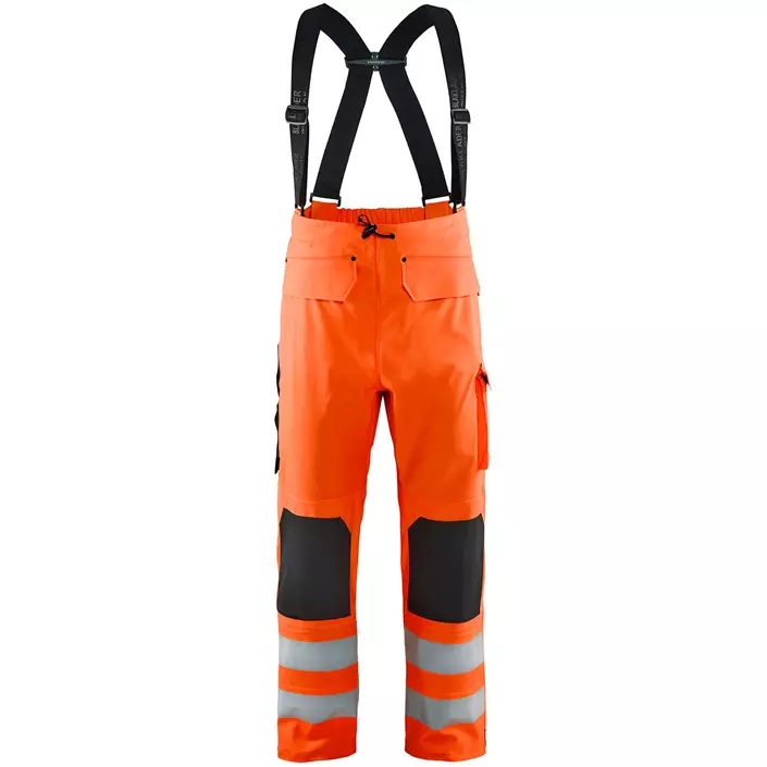 Blåkläder rain trousers, Hi-vis Orange, large image number 0