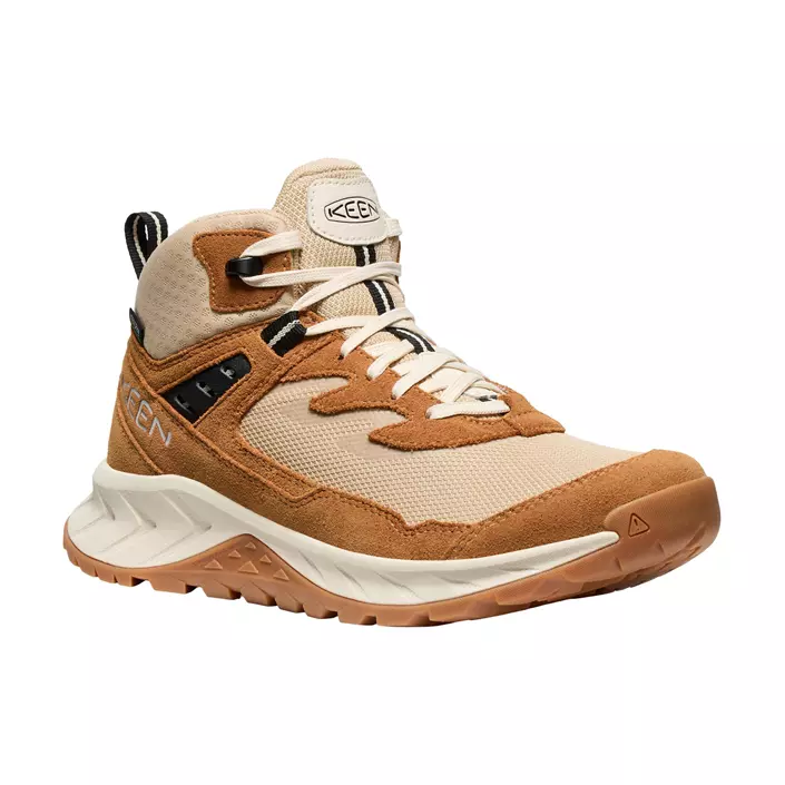 Keen Hightrail Mid WP vandrarkängor dam, Safari/chipmunk, large image number 2