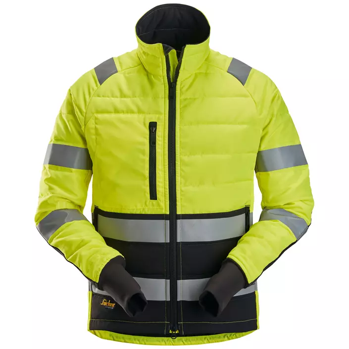 Snickers quilted jacket 8134, Hi-vis Yellow/Black, large image number 0
