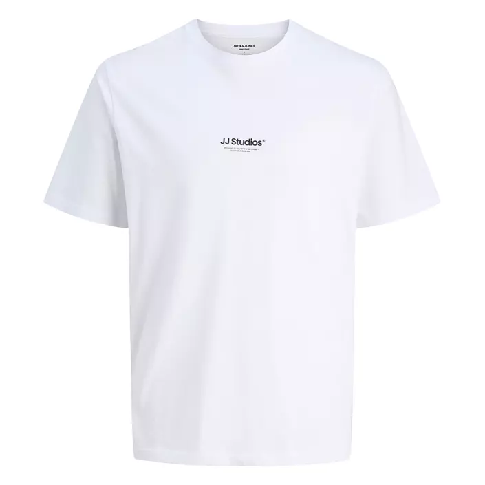 Jack & Jones Plus JJESOHO T-shirt, White , large image number 0