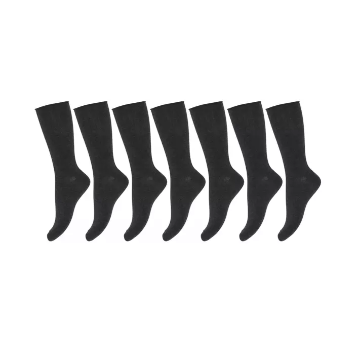 Decoy 7-pack women's socks, Dark Grey, Dark Grey, large image number 0