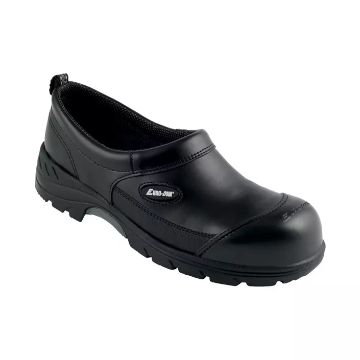 Euro-Dan Comfort safety clogs with heel cover S3, Black, large image number 0