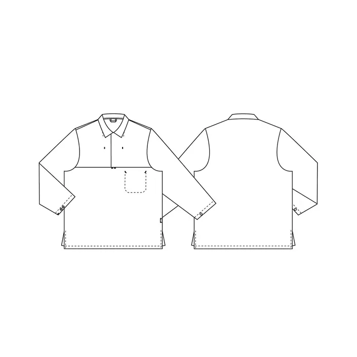 Nybo Workwear HACCP  busseronne, Hvid, large image number 1