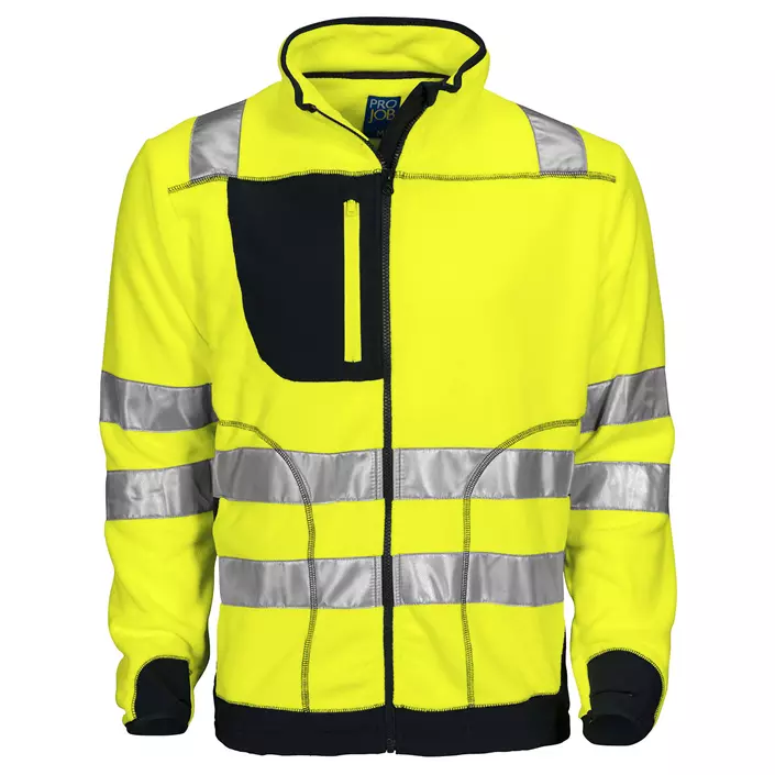 ProJob fleece jacket 6303, Hi-vis Yellow/Black, large image number 0